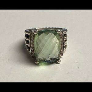 David Yurman Wheaton Prasiolite ring